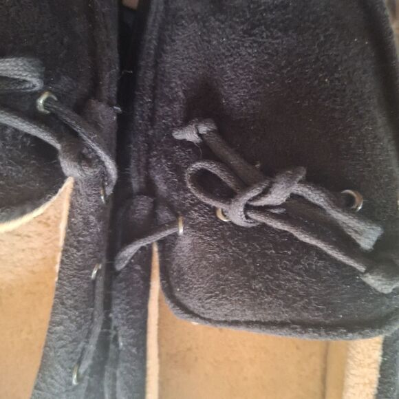 Isotoner Men's Black Loafers Gel Infused Memory Foam Indoor Outdoor XL 11 - 12 - Picture 4 of 10